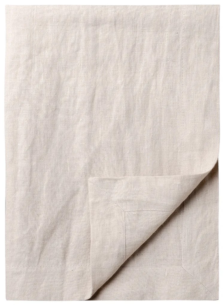 Kriedový ľanový behúň na stôl 50 x 140 cm - Gaya Ambiente - 596438