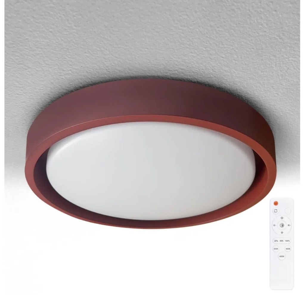 Brilagi -LED stmievateľné svietidlo MATTEO LED/48W/230V 3000-6500K pr. 41 cm červené+DO