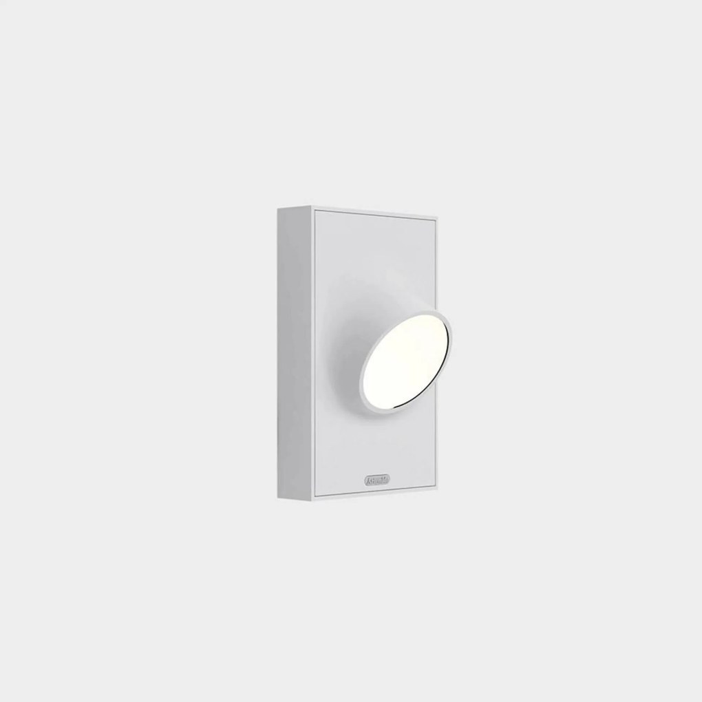 Artemide Ciclope nástenné Led svietidlo šedá/biela IP65 6,5W 3000K