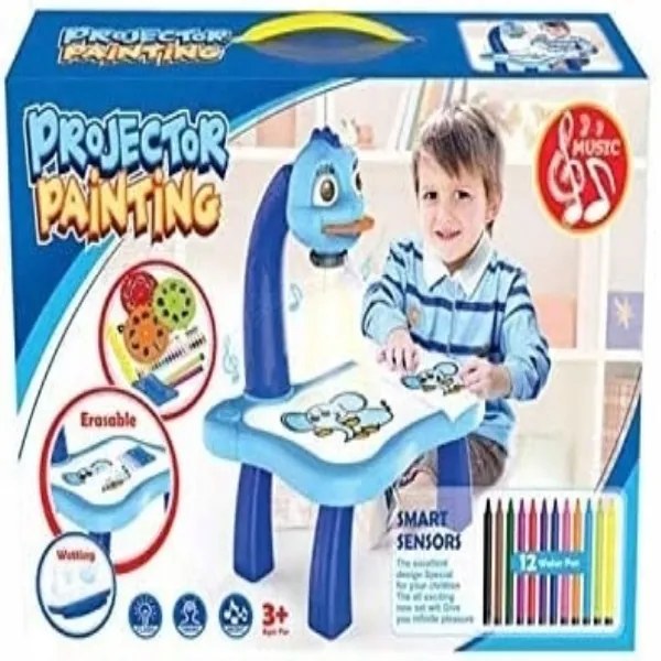 Projektor pre výučbu kreslenia modrý MalPlay