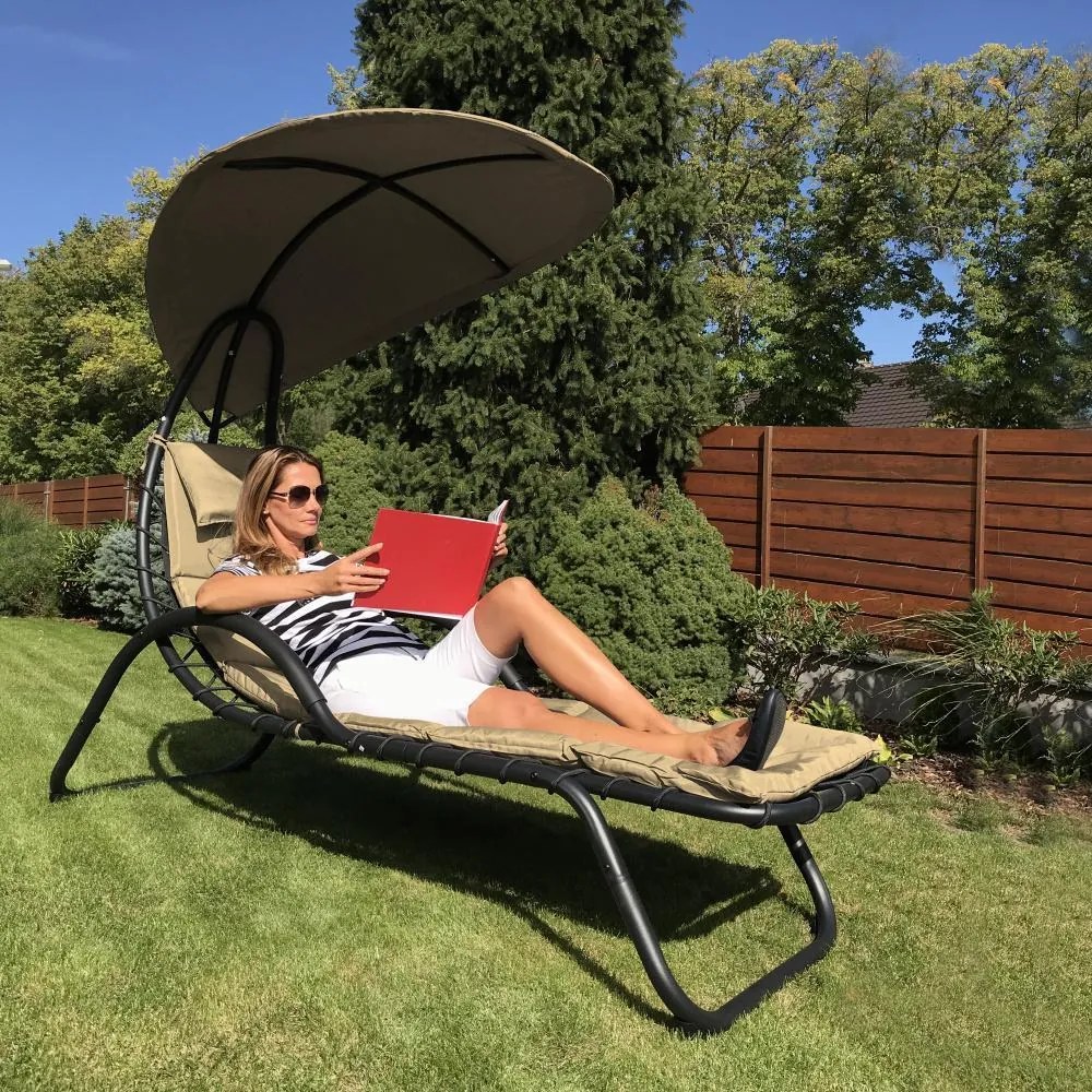 Relaxační lehátko Avenberg Francis - Béžová