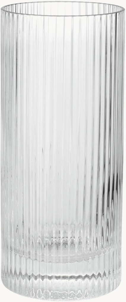 Ručne fúkané poháre na kokteily's reliéfnym vzorom Ripple, 2 ks, 480 ml