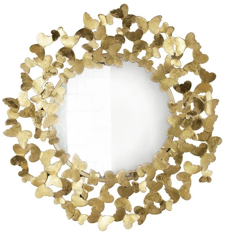 Dizajnové nástenné zrkadlo Fairy 78 cm zlaté