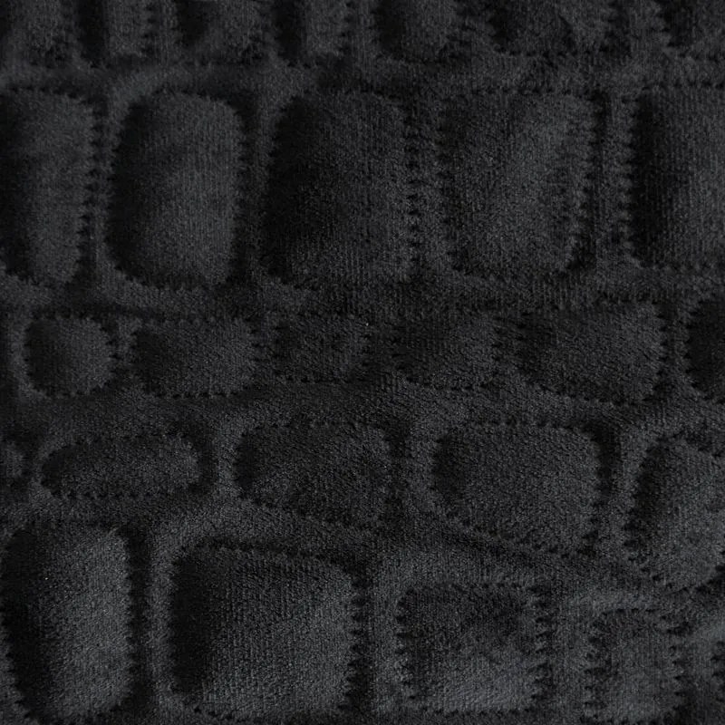 Dekorstudio Jednofarebný zamatový prehoz na posteľ SALVIA7 čierny Rozmer prehozu (šírka x dĺžka): 220x240cm