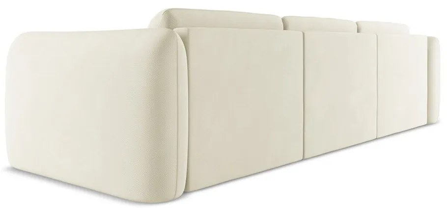 Biela rohová pohovka (ľavý roh) Hoku – Makamii