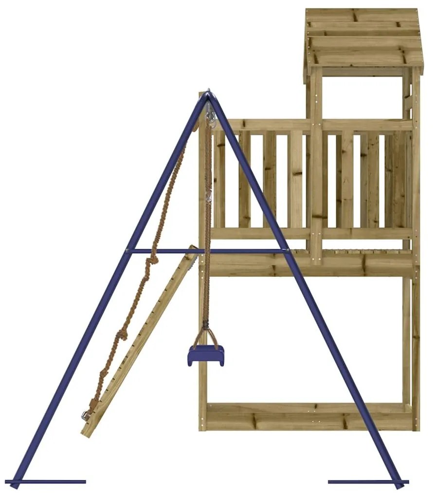 Vonkajšia súprava na hranie impregnovaná borovica