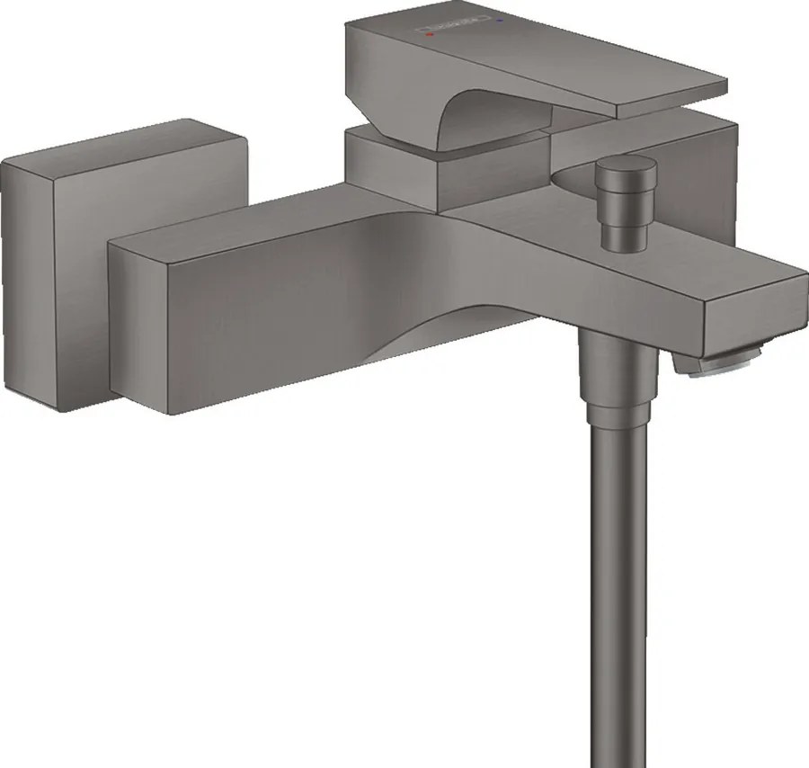 Hansgrohe Metropol, vaňová batéria, kefovaná čierna chrómová, HAN-32540340
