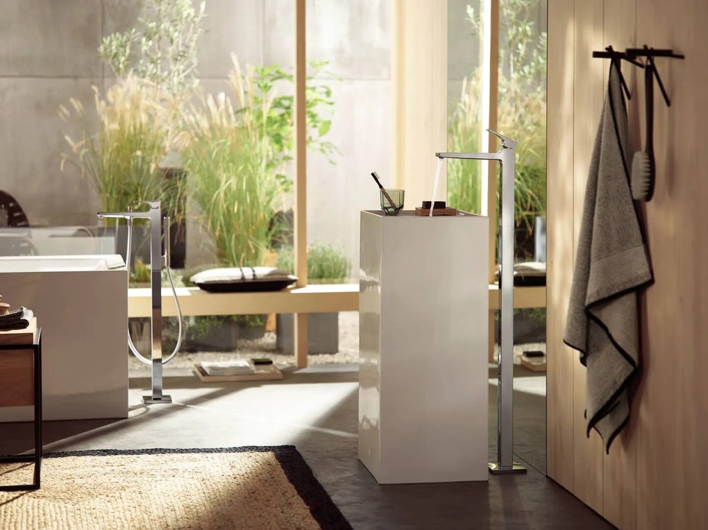 Hansgrohe Metropol, páková vaňová batéria na podlahu, chrómová, HAN-32532000