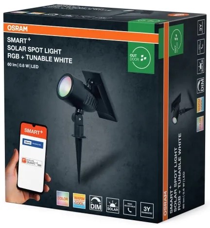 Osram - LED RGBW stmievateľná solárna lampa SMART+ SOLAR LED/0,6W/3,7V IP44