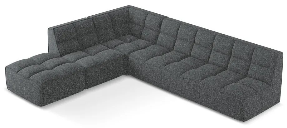 Tmavosivá modulárna rohová pohovka (variabilná) Kalai – Makamii