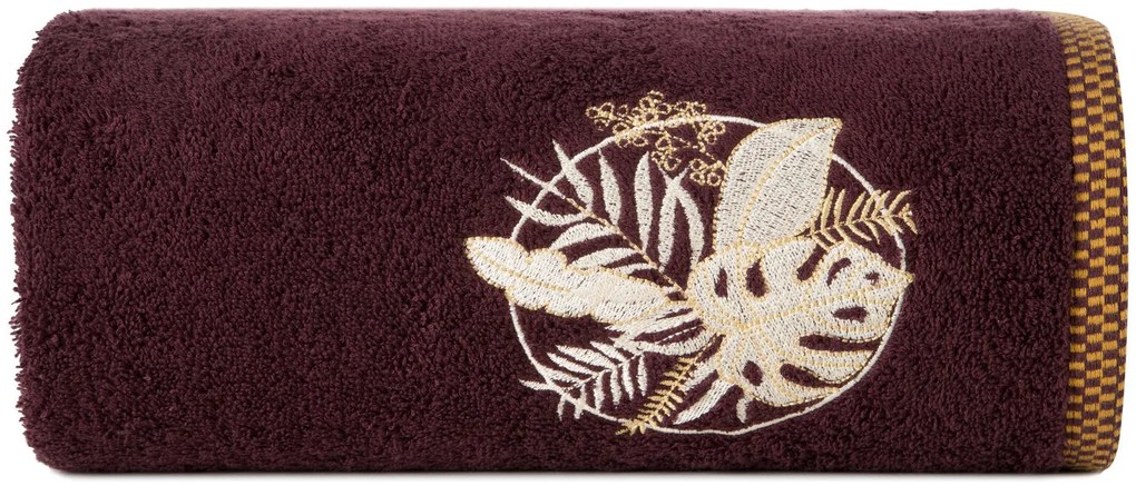 FROTÉ UTERÁK PALMS 50X90 CM BORDOVÁ