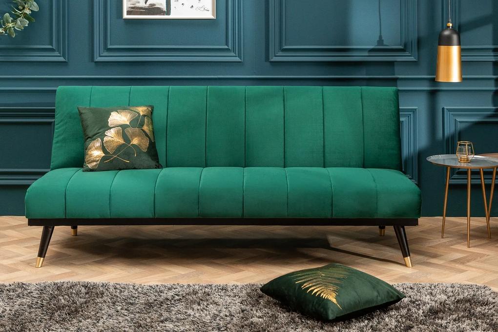 Bighome - Rozkladacia sedačka PETITE 180 cm - zelená