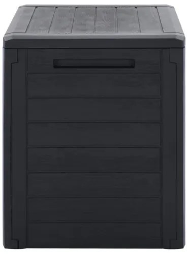 vidaXL Záhradný úložný box antracitový 58,5x46x55 cm polypropylénový-