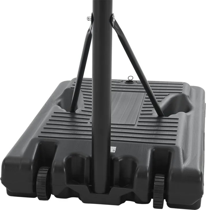 Basketbalový kôš s nastaviteľnou výškou na vonkajšie použiti