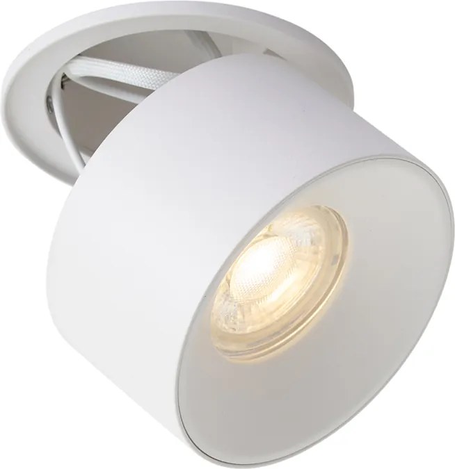 Moderné zapustené bodové svietidlo biele GU10 50mm - Echo