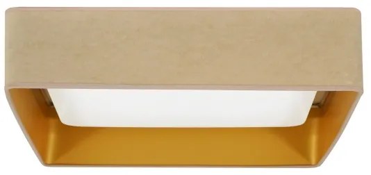 Brilagi - LED stropné svietidlo VELVET SQUARE LED/24W/230V béžová