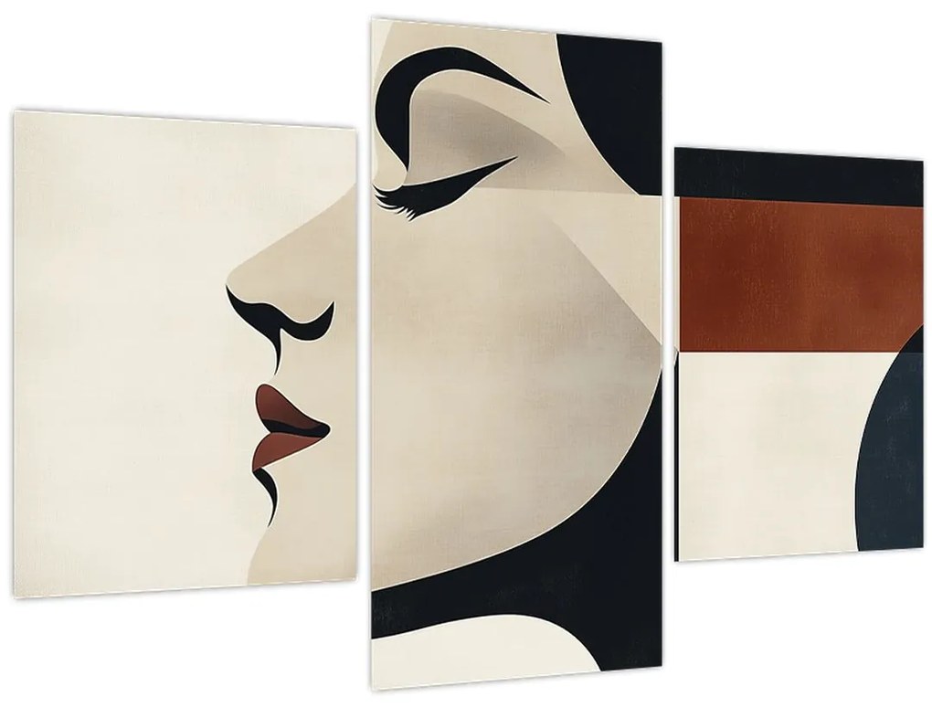 Obraz - Žena z profilu (90x60 cm)