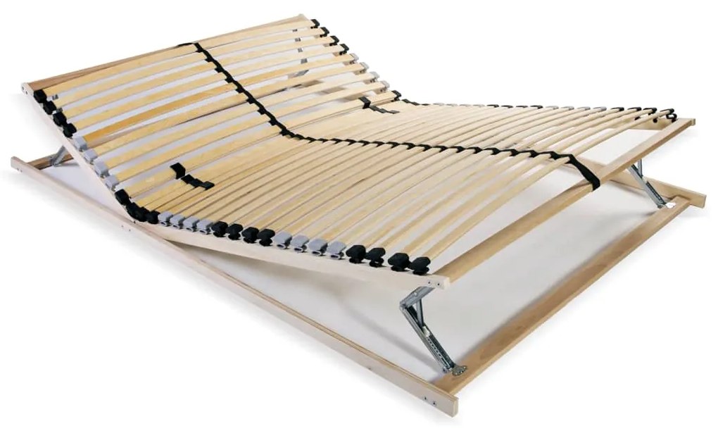 vidaXL Lamelový posteľný rošt s 28 lamelami a 7 zónami 140x200 cm