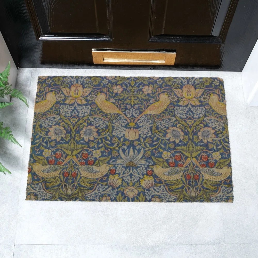 Rohožka z kokosového vlákna 60x90 cm William Morris Strawberry Thief – Artsy Doormats