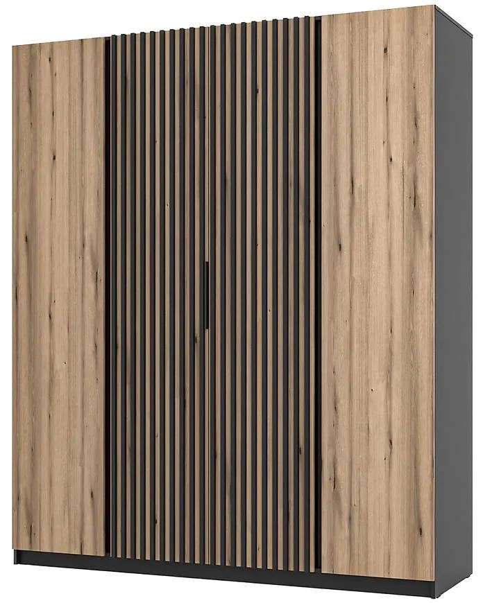 Skriňa Kaja BL/EV-BL 2F 2LAM