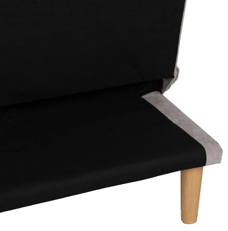 Svetlosivá ženilková rozkladacia pohovka 178 cm – Ixia