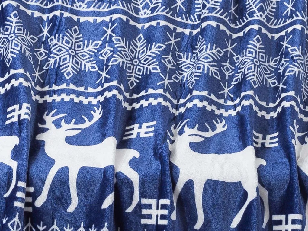 XPOSE® Deka mikroplyš VIANOCE - modrá 140x200 cm