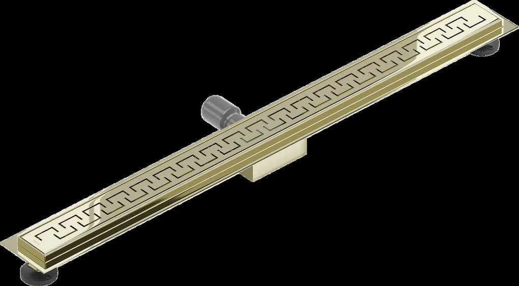 Mexen Flat M15 nerezový sprchový žľab 80 cm, zlatá, 1524080-15