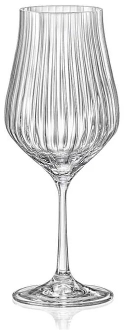 Crystalex Poháre na víno TULIPA OPTIC 450 ml, 6 ks