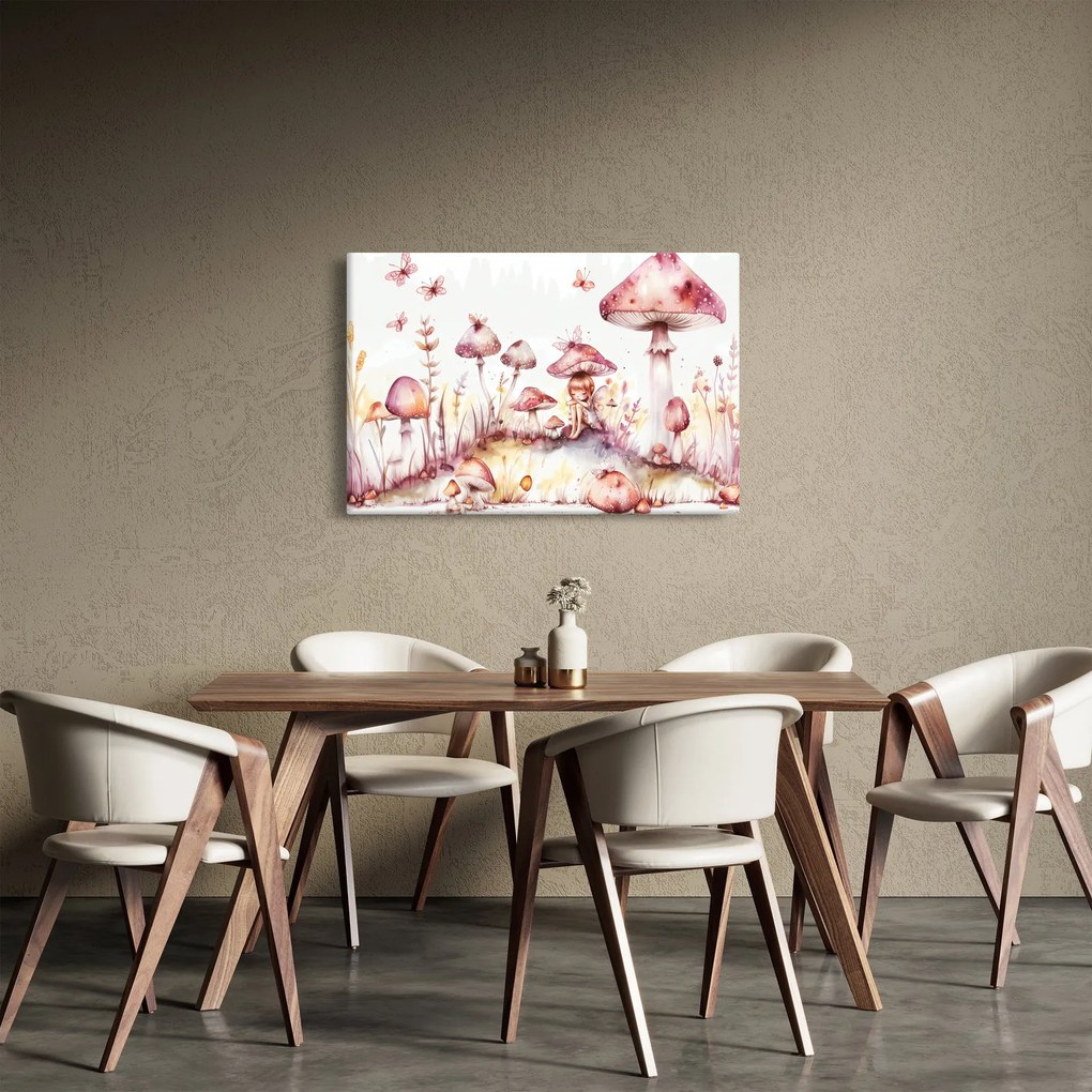 Obraz - Ružová víla (90x60 cm)