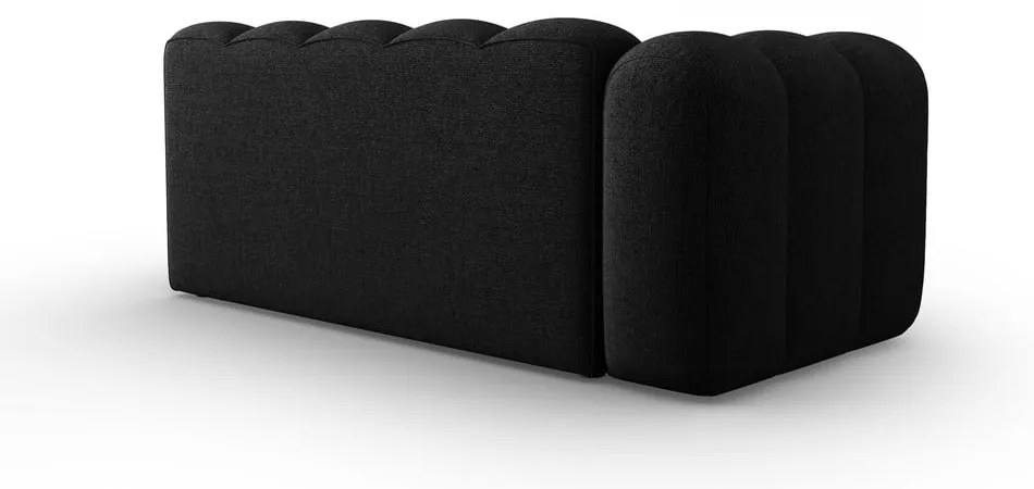 Čiernoantracitový modul pohovky (ľavý roh) Lupine – Micadoni Home