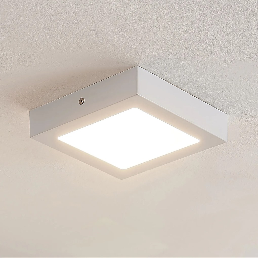 ELC Merina LED stropná lampa biela, 17 x 17 cm