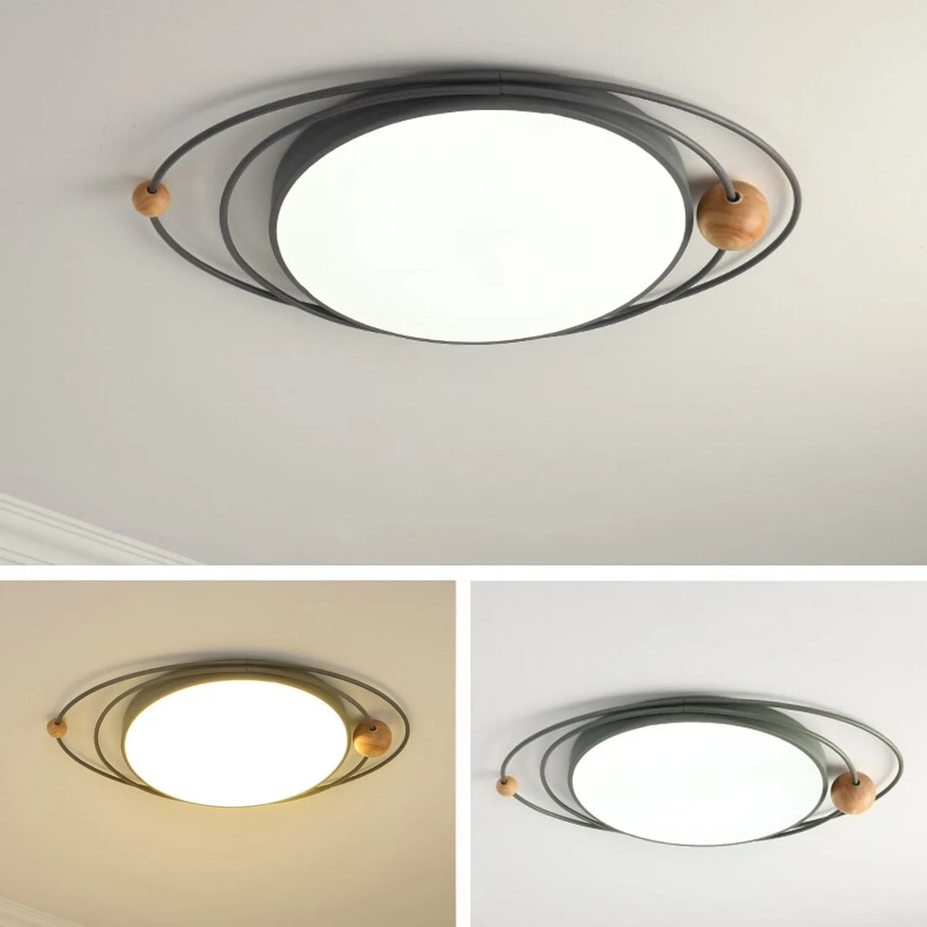 Toolight - Stropná lampa Galaxy Black E27 60W APP868-C, čierna, OSW-06887