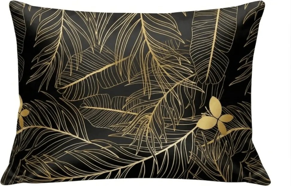 Obliečka na vankúš z mikrovlákna VISATA 70x90 cm, čierna