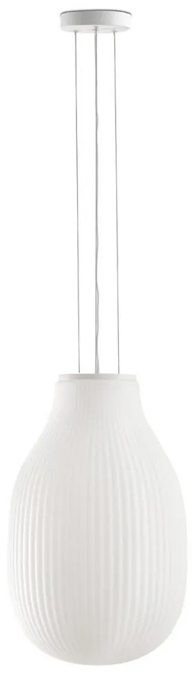 FARO 28300 - Luster na lanku ISABELLE 1xE27/15W/230V pr. 31 cm biela