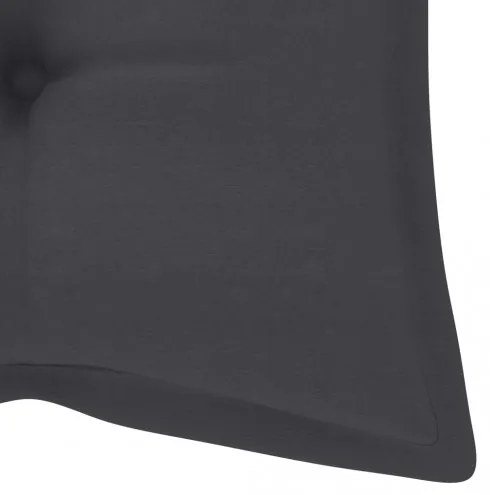 vidaXL Záhradná lavička s podložkou 120 cm akáciový masív-