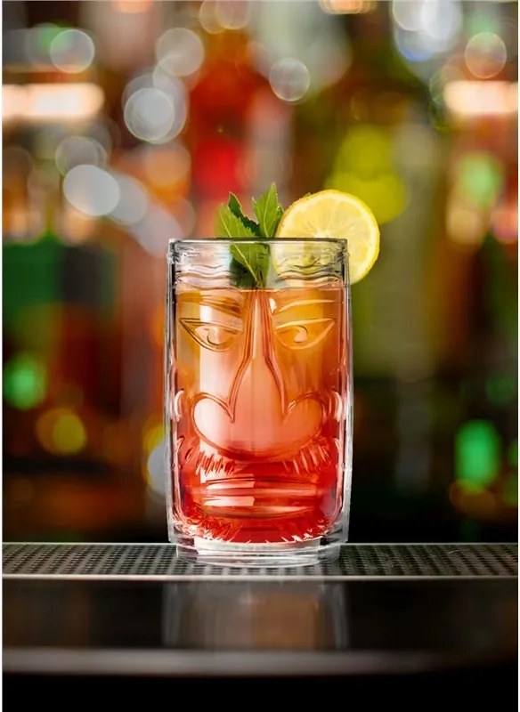 RCR POHÁR NA VODU TIKI SARDINIA 450ML SADA 4 KS