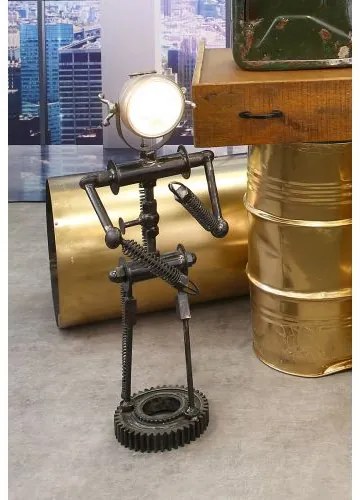 Industry stojaca lampa BLACK ROBOT 80*30