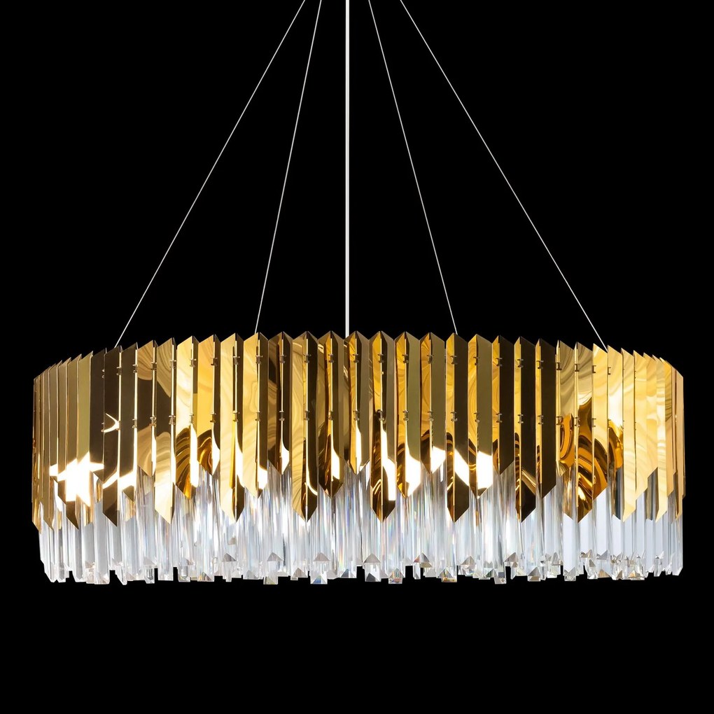 Dekoračná lampa EMILY 100x32 cm zlatá