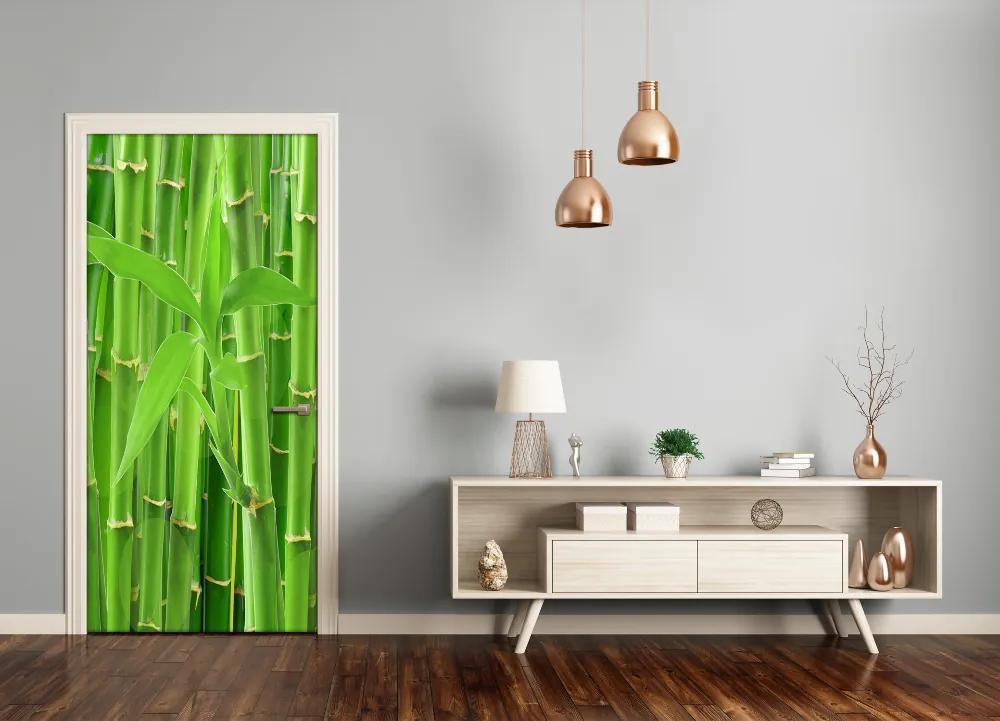 Fototapeta na dvere bambusový les 95x205 cm