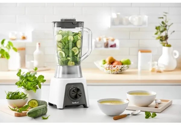 Tefal - Stolný mixér 1,5 l BLENDEO+ 450W/230V šedá/biela