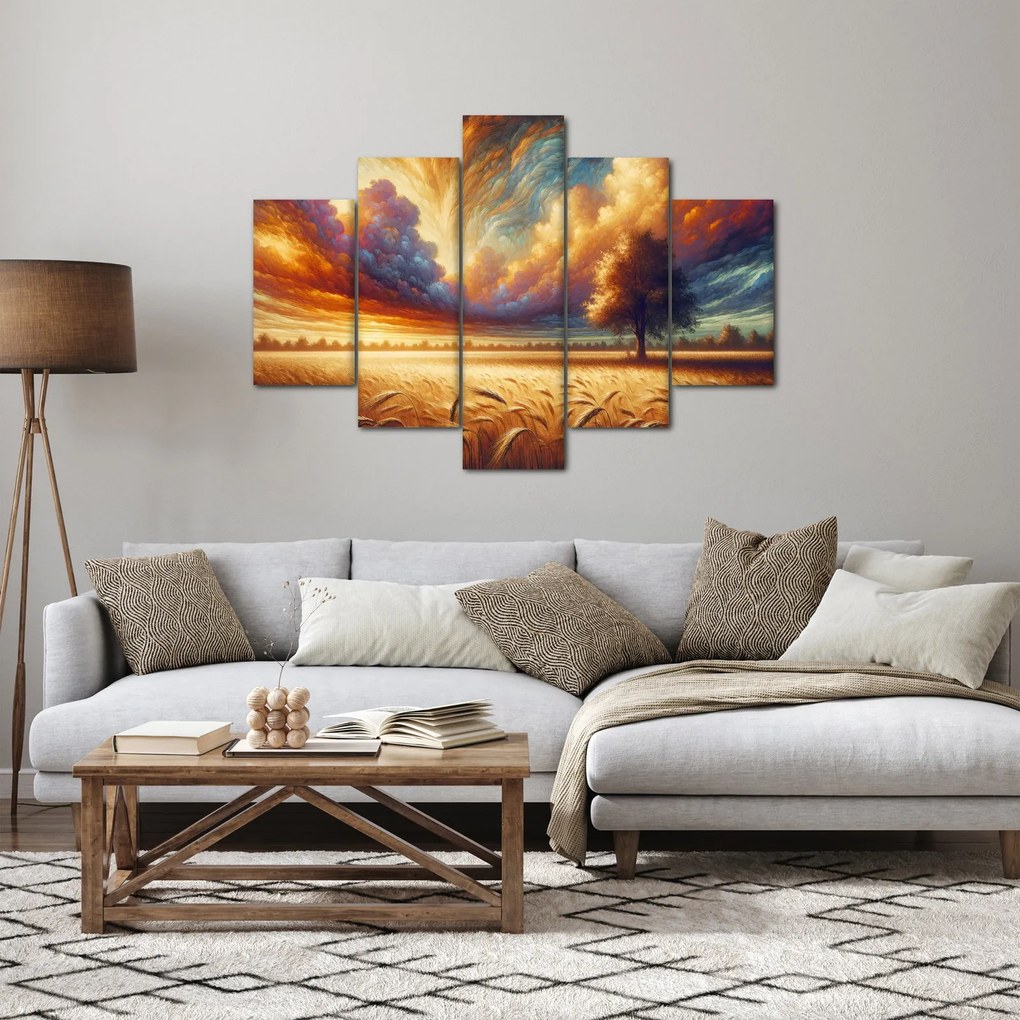 Obraz – Strom na poli (150x105 cm)