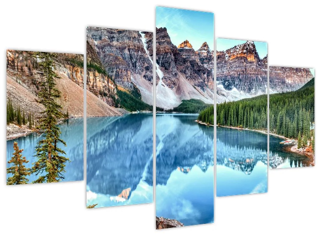 Obraz - Moraine lake (150x105 cm)
