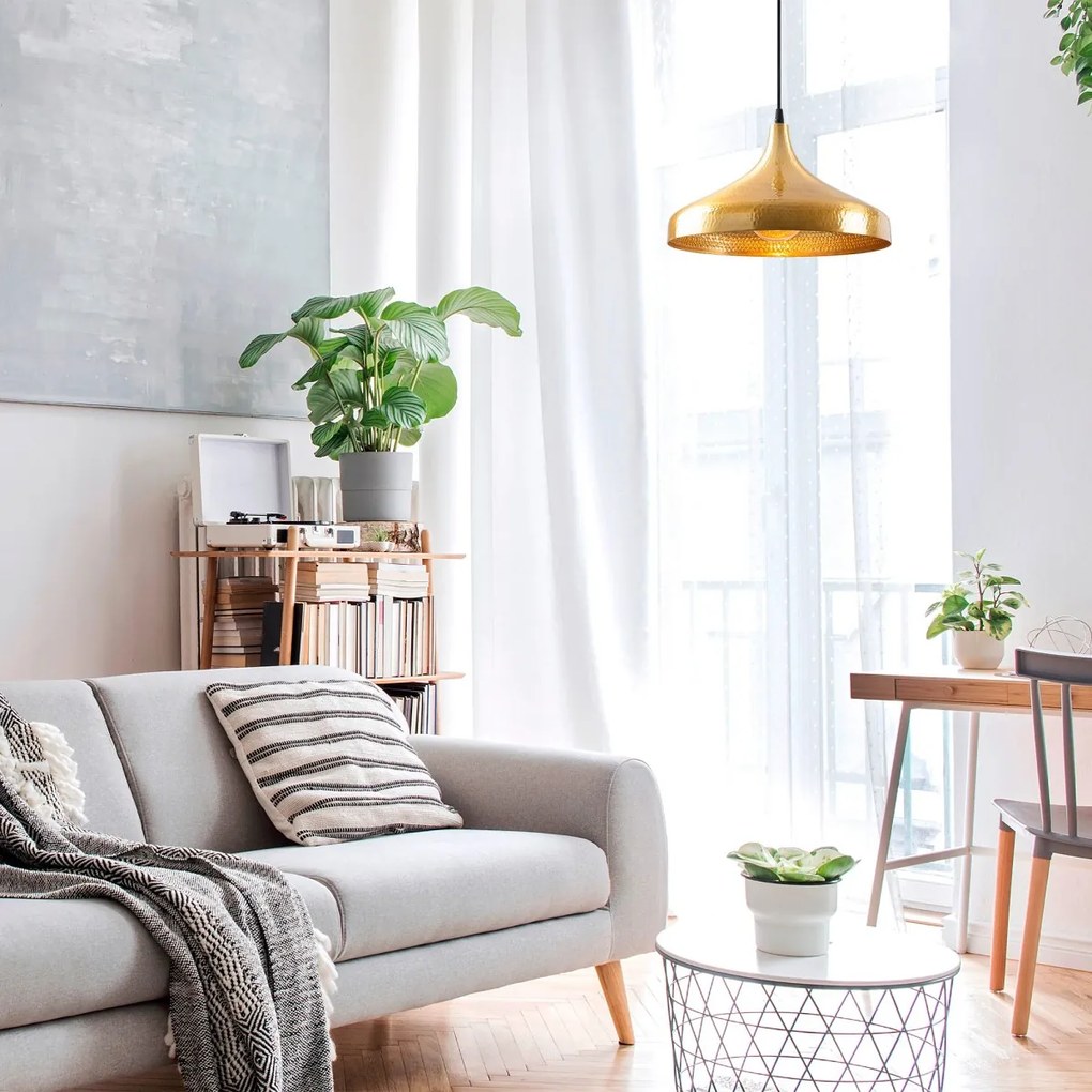 Závesné svietidlo Tattoo III zlaté