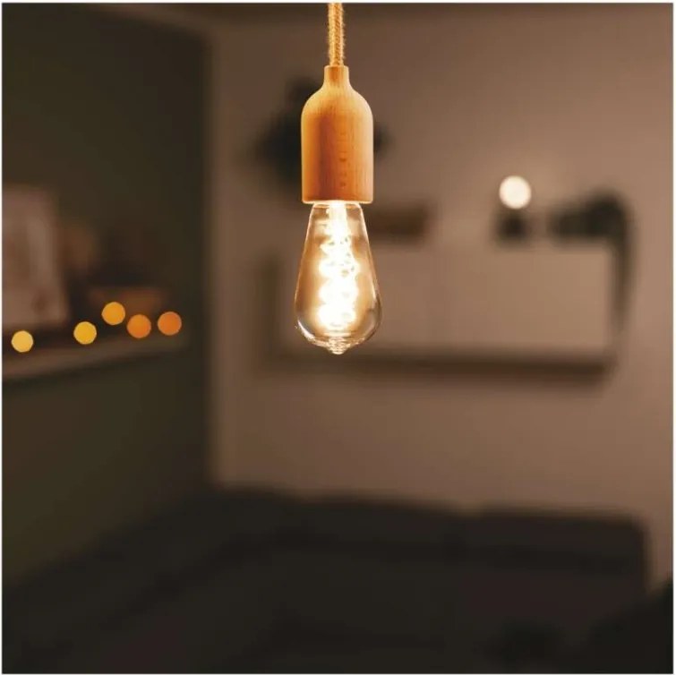 LED žiarovka DECO dymová ST64 teplá biela