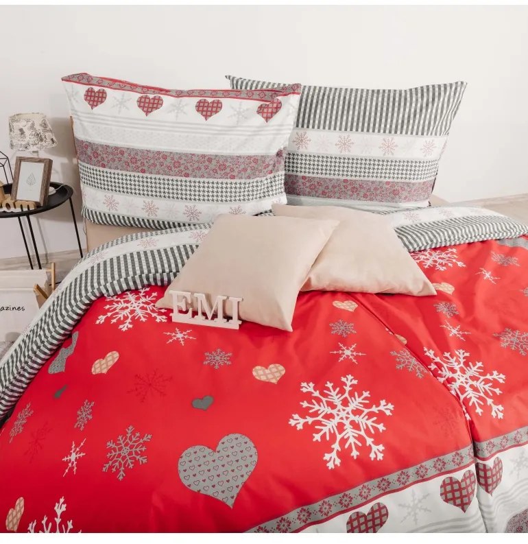 Vianočné bavlnené obliečky Liana EMI