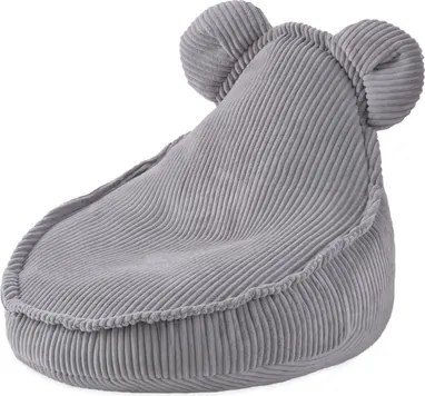 Kreslo medvedík menčester šedá