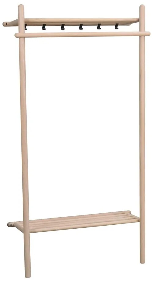 Predsieňová zostava z dubového dreva v prírodnej farbe Milford - Rowico