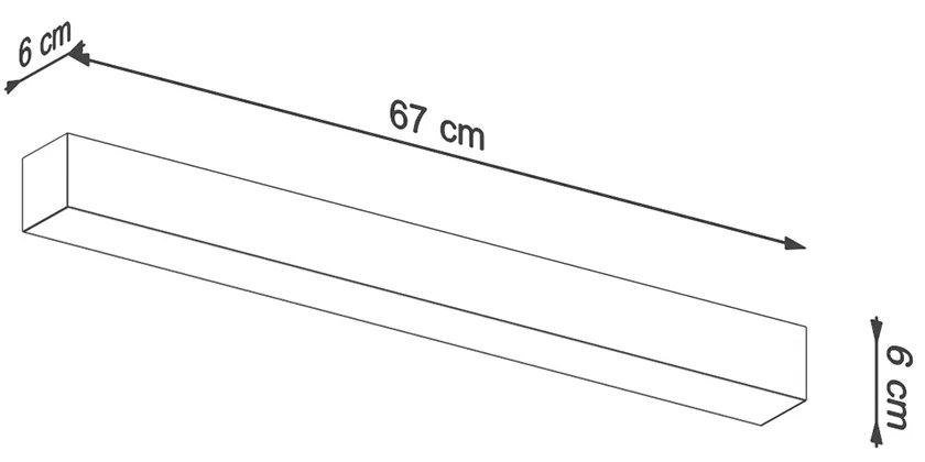 Thoro Lighting Stropné svietidlo PINNE 67 sivé