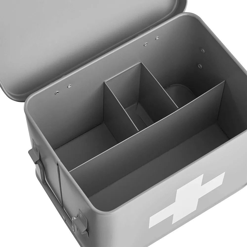 MEDIC Box na lieky - sivá