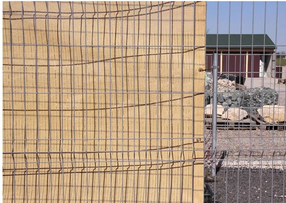 Bestent Pletená balkónova zástena 1x5m 85% krémová